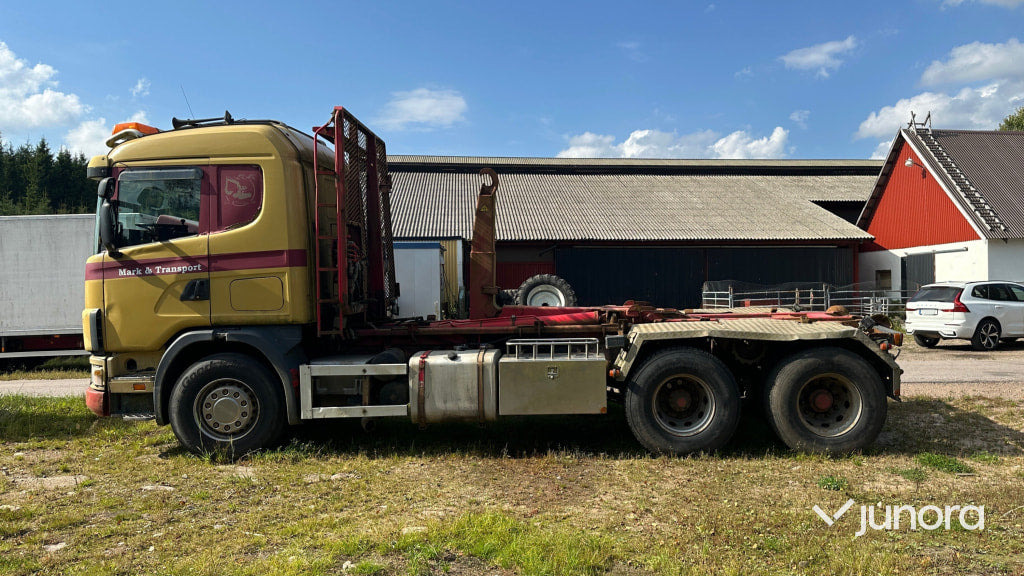 Scania R124 Lastväxlare - Hook lift truck: picture 3 Scania R124 Lastväxlare - Hook lift truck: picture 3