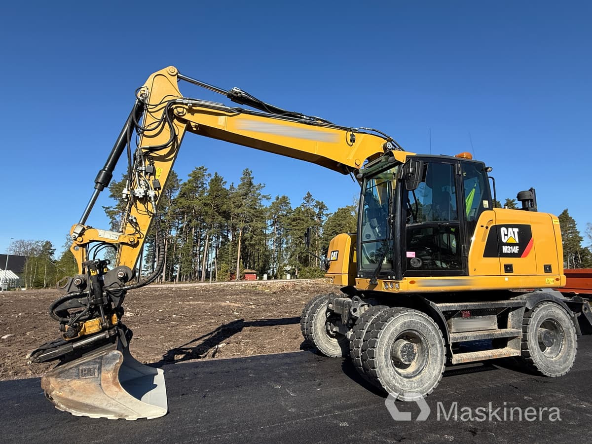Hjulgrävare CAT 314F med tillbehör - Crawler excavator: picture 1 Hjulgrävare CAT 314F med tillbehör - Crawler excavator: picture 1