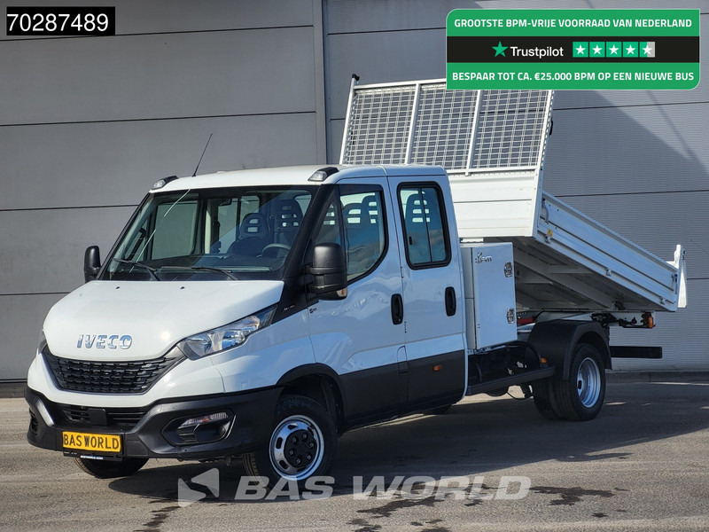 Iveco Daily 35C16 3.0L Kipper met Kist Dubbel Cabine Dubbellucht 3,5t Trekhaak Airco Cruise Euro6 Tipper Benne Kieper 2m3 Airco Trekhaak Cru - Tipper van: picture 1 Iveco Daily 35C16 3.0L Kipper met Kist Dubbel Cabine Dubbellucht 3,5t Trekhaak Airco Cruise Euro6 Tipper Benne Kieper 2m3 Airco Trekhaak Cru - Tipper van: picture 1