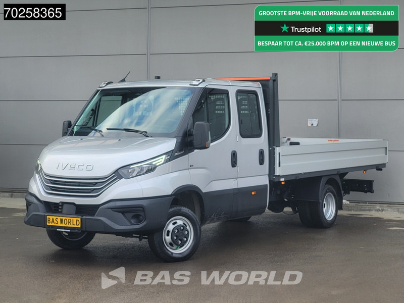 Iveco Daily 35C21 Automaat 2025model Open laadbak Dubbel Cabine CarPlay ACC LED 3,5T Trekvermogen Pritsche Pickup Airco Dubbel cabine - Flatbed van: picture 1 Iveco Daily 35C21 Automaat 2025model Open laadbak Dubbel Cabine CarPlay ACC LED 3,5T Trekvermogen Pritsche Pickup Airco Dubbel cabine - Flatbed van: picture 1