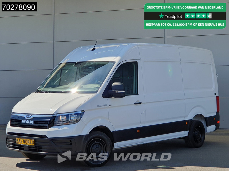 Panel van MAN TGE 3.140 Automaat L3H3 Trekhaak Airco Camera Parkeersensoren Euro6 L2H2 11m3 Airco Trekhaak: picture 1