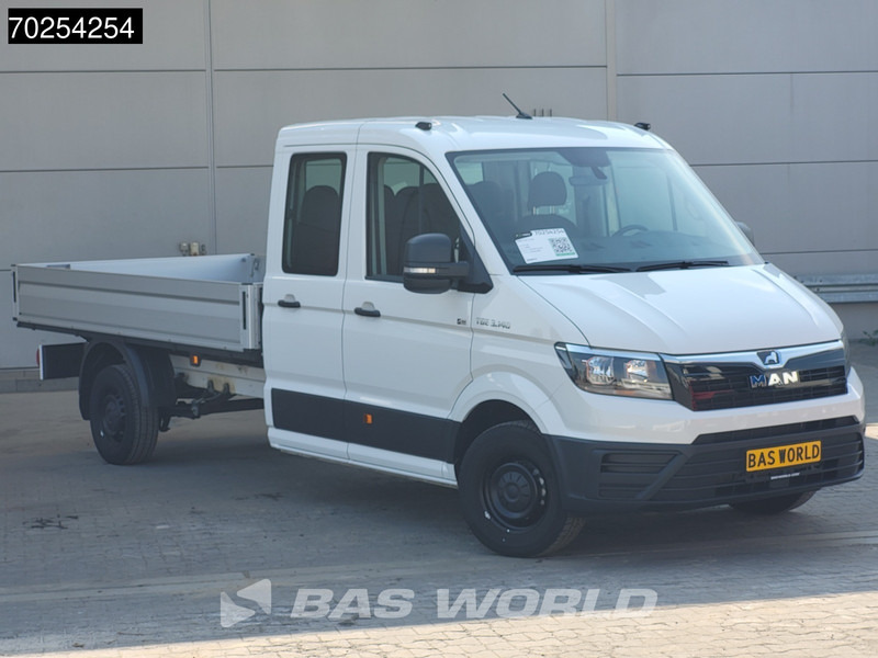 MAN TGE 3.140 Automaat Open laadbak 2.5t trekhaak Dubbel Cabine Airco Cruise Pritsche Pickup Airco Trekhaak Cruise control - Flatbed van: picture 3 MAN TGE 3.140 Automaat Open laadbak 2.5t trekhaak Dubbel Cabine Airco Cruise Pritsche Pickup Airco Trekhaak Cruise control - Flatbed van: picture 3