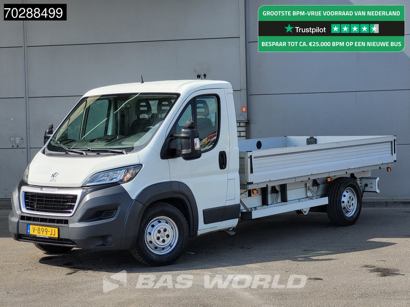 Peugeot Boxer 165PK Open Laadbak Luchtvering Trekhaak Navi Airco Euro6 Pritsche Pickup Open Box Airco Trekhaak - Flatbed van: picture 1 Peugeot Boxer 165PK Open Laadbak Luchtvering Trekhaak Navi Airco Euro6 Pritsche Pickup Open Box Airco Trekhaak - Flatbed van: picture 1