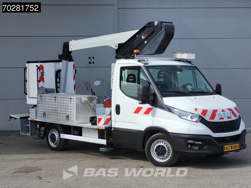 Van Iveco Daily 35S14 Hoogwerker 11meter Werkhoogte Klubb Navi Airco Cruise Cmaera Parkeersensoren Nacelle Arbeitsbühne 2Personen Airco Cruise c: picture 8