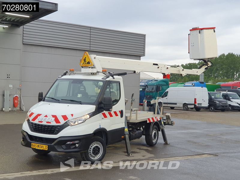 Van Iveco Daily 35S14 Hoogwerker 14meter werkhoogte 4xGestempeld 292 Arbeidsuren Airco Cruise Euro6 Hubarbeitsbühne France Elevateur 1Personen A: picture 8