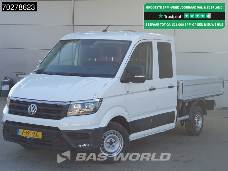 Volkswagen Crafter 102pk Open Laadbak Dubbel Cabine Trekhaak Airco Cruise Camera Euro6 Tipper Benne Kieper 2m3 Airco Dubbel cabine Trekhaak Cruise - Flatbed van: picture 1 Volkswagen Crafter 102pk Open Laadbak Dubbel Cabine Trekhaak Airco Cruise Camera Euro6 Tipper Benne Kieper 2m3 Airco Dubbel cabine Trekhaak Cruise - Flatbed van: picture 1