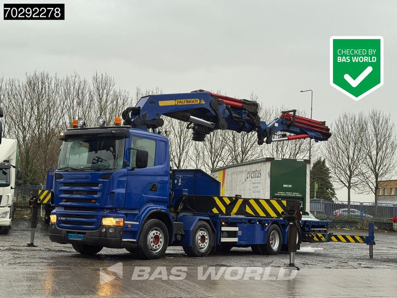 Scania R420 8X2 - Dropside/ Flatbed truck, Crane truck: picture 1 Scania R420 8X2 - Dropside/ Flatbed truck, Crane truck: picture 1