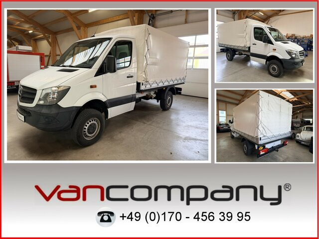MERCEDES-BENZ Sprinter 316 CDI Pritsche 4x4 Allrad Plane... - Curtain side van: picture 1 MERCEDES-BENZ Sprinter 316 CDI Pritsche 4x4 Allrad Plane... - Curtain side van: picture 1