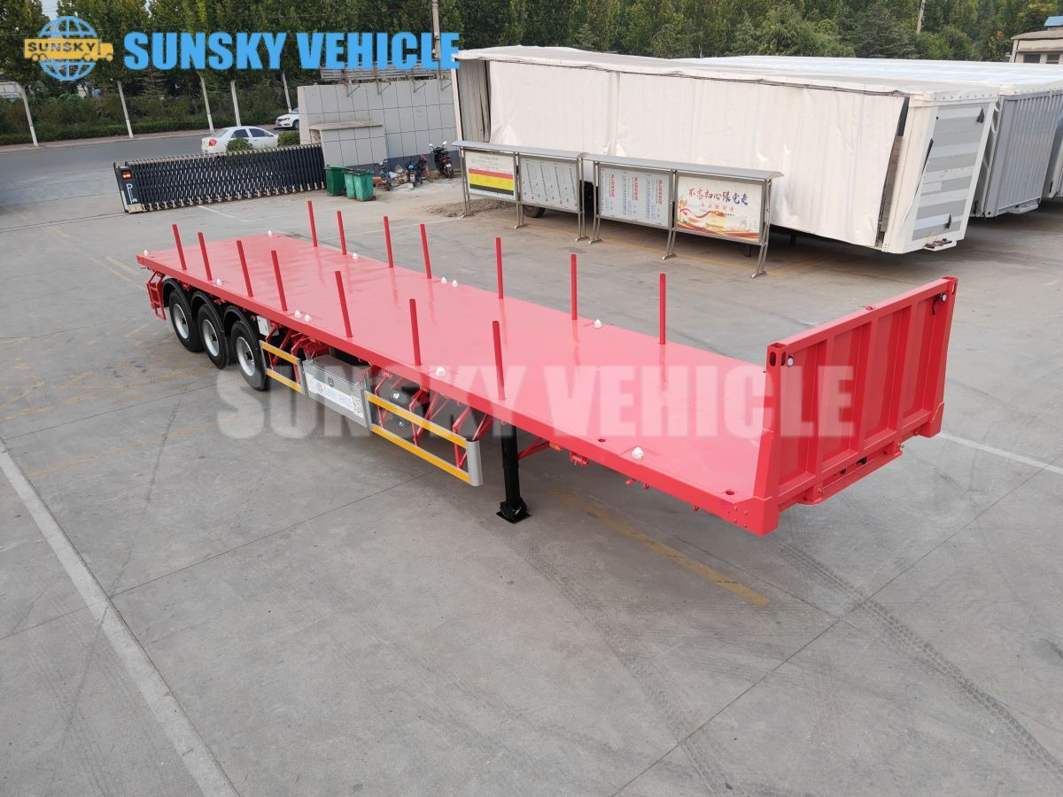 SUNSKY 3-axle Flat Deck Trailer - Dropside/ Flatbed semi-trailer: picture 2 SUNSKY 3-axle Flat Deck Trailer - Dropside/ Flatbed semi-trailer: picture 2
