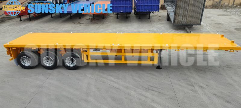 SUNSKY 3-axle Flat Deck Trailer - Dropside/ Flatbed semi-trailer: picture 5 SUNSKY 3-axle Flat Deck Trailer - Dropside/ Flatbed semi-trailer: picture 5