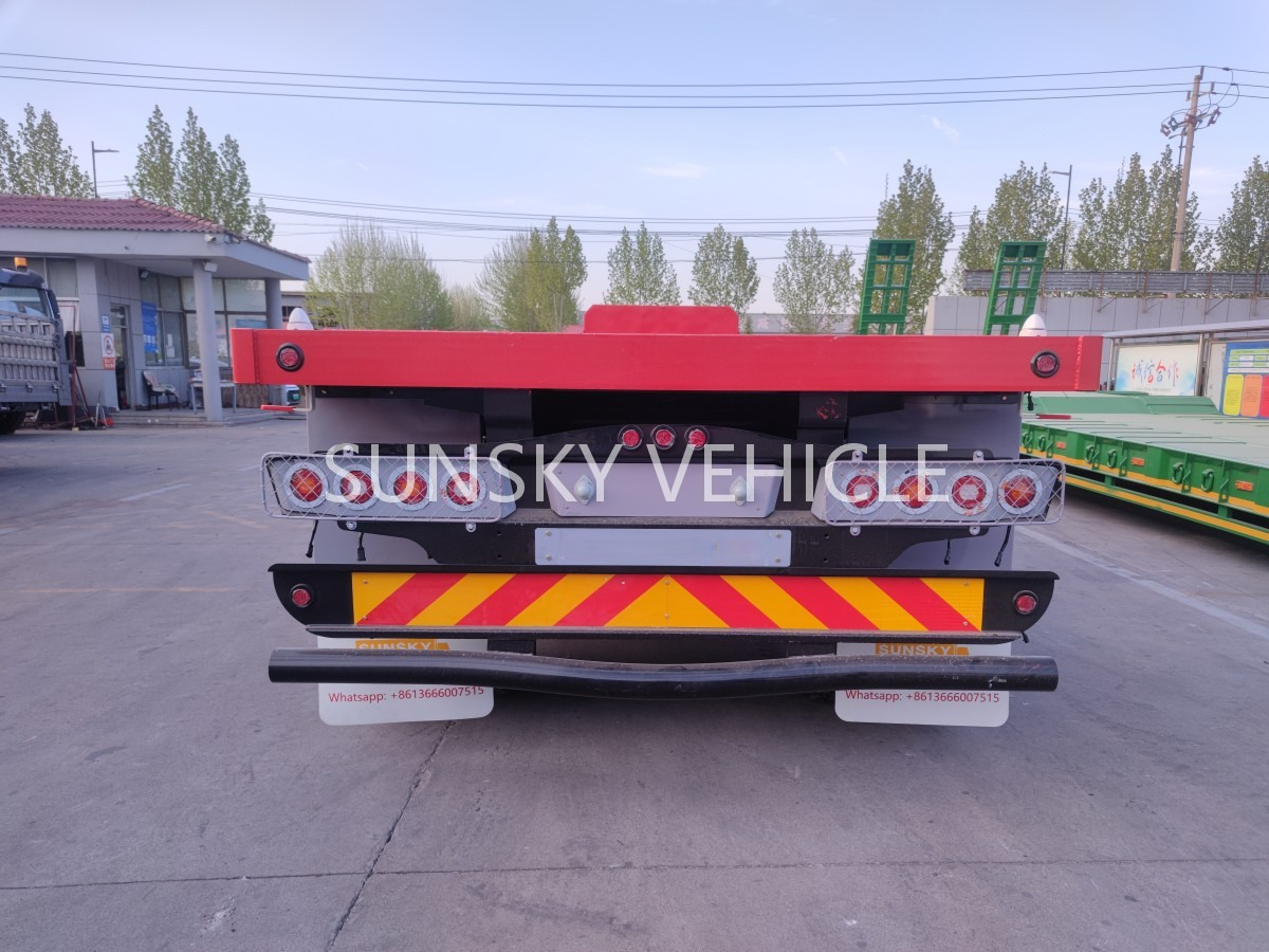 SUNSKY Flatbed Trailer with henred type axles and suspension - Dropside/ Flatbed semi-trailer: picture 3 SUNSKY Flatbed Trailer with henred type axles and suspension - Dropside/ Flatbed semi-trailer: picture 3