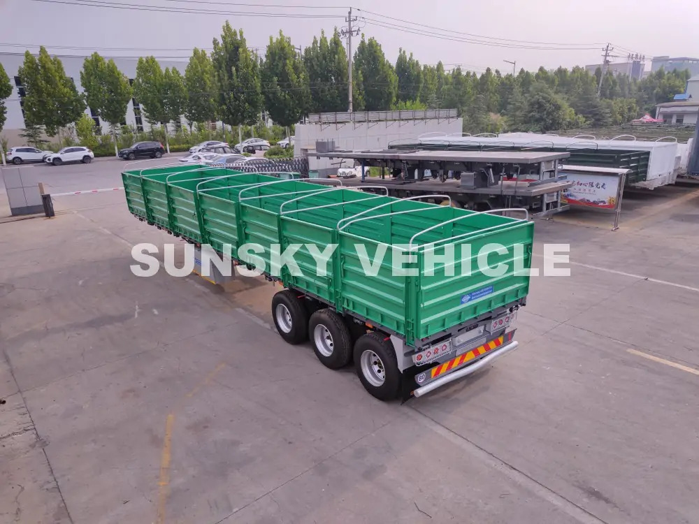 SUNSKY HENRED TYPRE DROPSIDE TRAILER - Dropside/ Flatbed semi-trailer: picture 5 SUNSKY HENRED TYPRE DROPSIDE TRAILER - Dropside/ Flatbed semi-trailer: picture 5