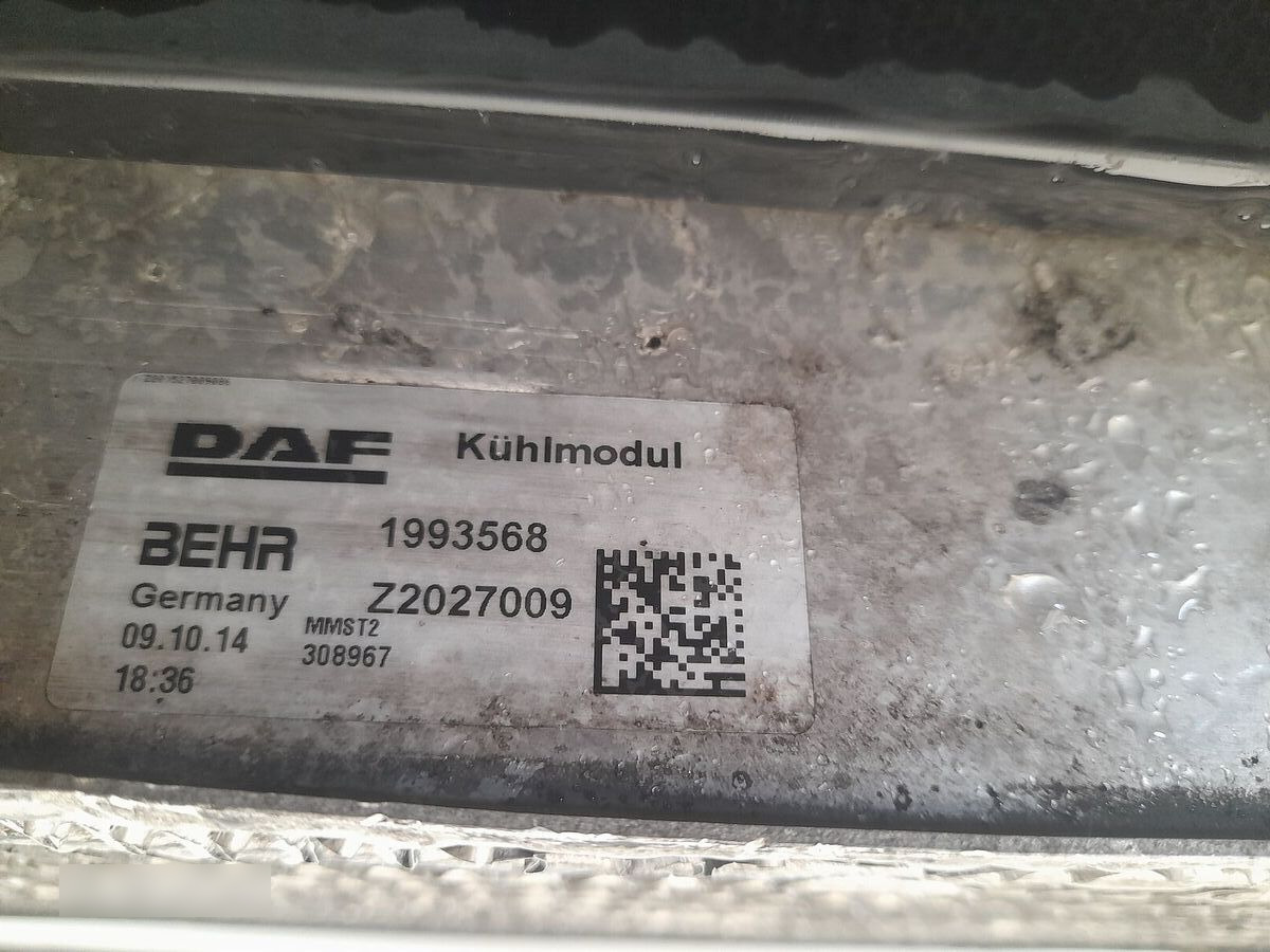 DAF XF 106 1909450 / 1993568 DAF truck - Radiator for Truck: picture 3 DAF XF 106 1909450 / 1993568 DAF truck - Radiator for Truck: picture 3