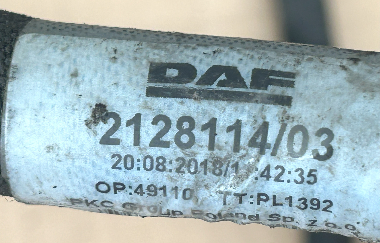DAF XF 106 CHASSIS MAIN ELECTRICAL HARNESS - Cables/ Wire harness: picture 5 DAF XF 106 CHASSIS MAIN ELECTRICAL HARNESS - Cables/ Wire harness: picture 5