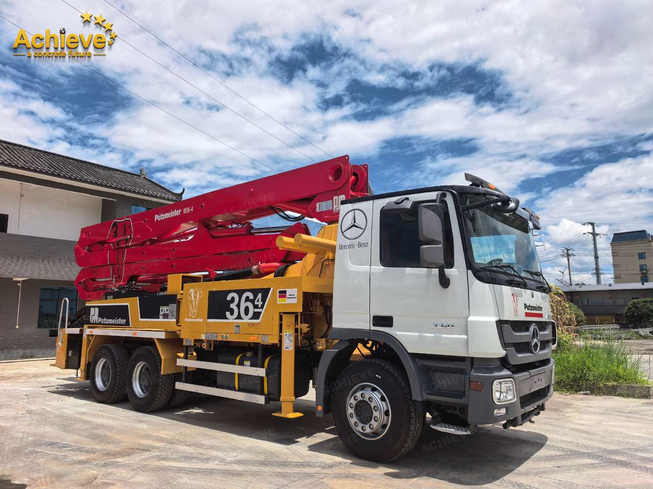 PUTZMEISTER Mercedes-Benz M36-4 2018 ACTROS 3341【ACHIEVE】TOP CONDITION!!! - Concrete pump truck: picture 1 PUTZMEISTER Mercedes-Benz M36-4 2018 ACTROS 3341【ACHIEVE】TOP CONDITION!!! - Concrete pump truck: picture 1