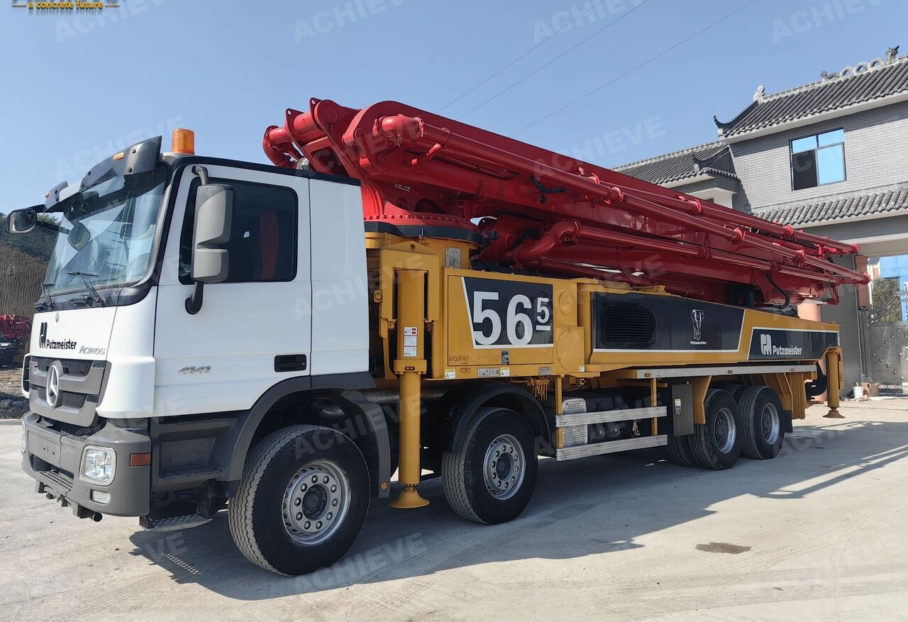 Putzmeister Putzmeister M56-4RZ Actros 4141Mercedes-Benz Concrete pump truck 【ACHIEVE】TOP CONDITION!!! - Concrete pump truck: picture 3 Putzmeister Putzmeister M56-4RZ Actros 4141Mercedes-Benz Concrete pump truck 【ACHIEVE】TOP CONDITION!!! - Concrete pump truck: picture 3