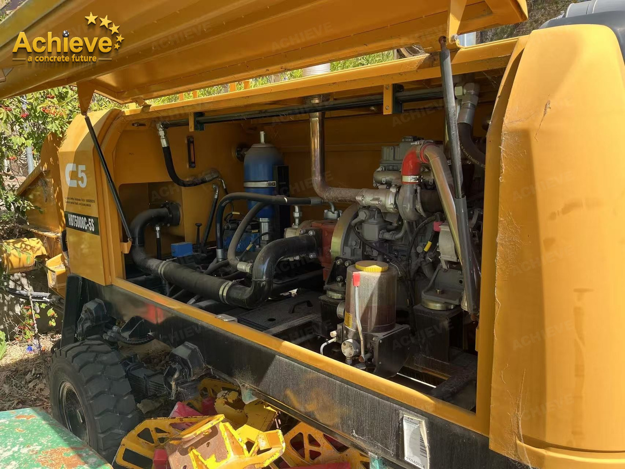 SANY SANY 【ACHIEVE】TOP CONDITION!!! demo new low hours Sany Concrete Trailer Pump 2017 HBT5008C-5S - Stationary concrete pump: picture 4 SANY SANY 【ACHIEVE】TOP CONDITION!!! demo new low hours Sany Concrete Trailer Pump 2017 HBT5008C-5S - Stationary concrete pump: picture 4