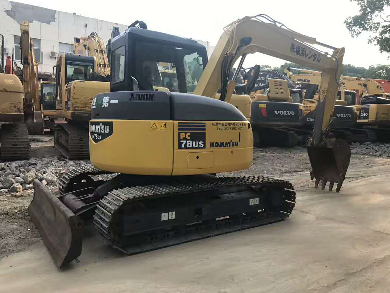 Komatsu Small Excavator PC78US Zero-tail Excavator Made in Japan - Crawler excavator: picture 2 Komatsu Small Excavator PC78US Zero-tail Excavator Made in Japan - Crawler excavator: picture 2