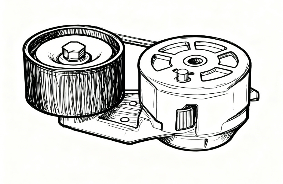 OEM Engine Cursor9 Bus F2CFE612D*J231/F2CFE612A*J098 5802748674 BELT TENSIONER 5801404997 - Belt tensioner for Bus: picture 1 OEM Engine Cursor9 Bus F2CFE612D*J231/F2CFE612A*J098 5802748674 BELT TENSIONER 5801404997 - Belt tensioner for Bus: picture 1