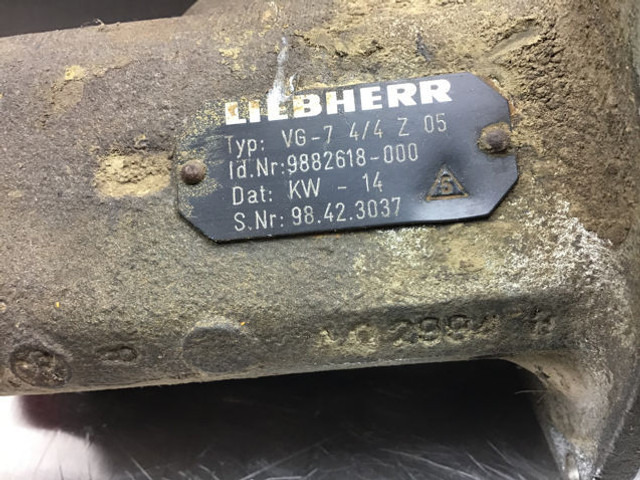 Liebherr Pilot Control Unit - Dashboard: picture 3 Liebherr Pilot Control Unit - Dashboard: picture 3