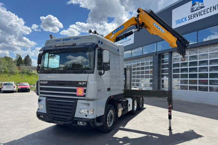DAF XF510 Effer 255-5 6x2 SZM/Pritsche - Crane truck: picture 1 DAF XF510 Effer 255-5 6x2 SZM/Pritsche - Crane truck: picture 1