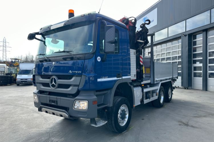 Mercedes-Benz Actros 2648 6x4/4 Fassi455 SZM/Pritsche - Crane truck, Dropside/ Flatbed truck: picture 1 Mercedes-Benz Actros 2648 6x4/4 Fassi455 SZM/Pritsche - Crane truck, Dropside/ Flatbed truck: picture 1