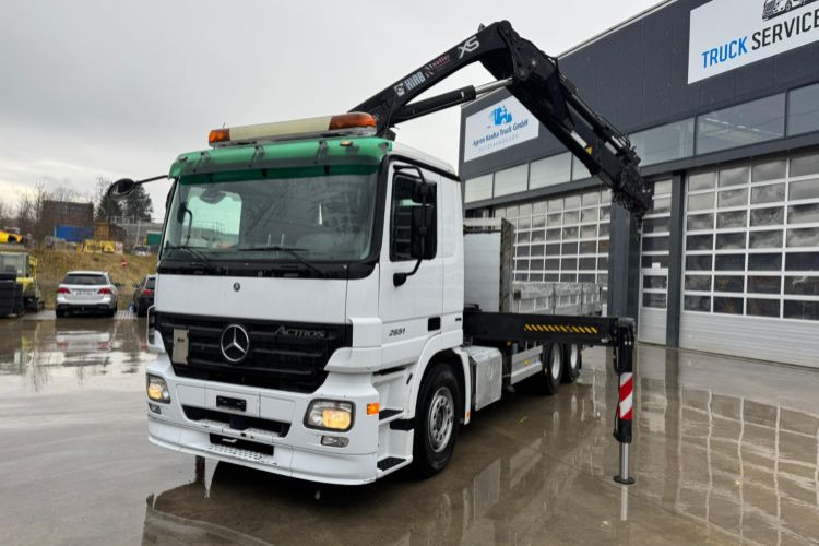 Mercedes-Benz Actros 2651 V8 Hiab 288-5 - Crane truck, Dropside/ Flatbed truck: picture 1 Mercedes-Benz Actros 2651 V8 Hiab 288-5 - Crane truck, Dropside/ Flatbed truck: picture 1