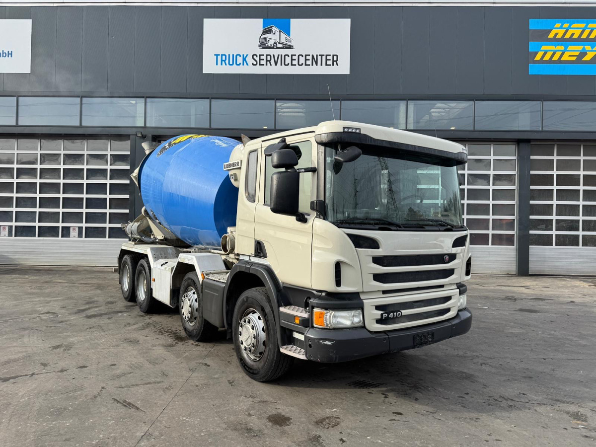 SCANIA P410 8x4 Liebherr 9m3 - Concrete mixer truck: picture 3 SCANIA P410 8x4 Liebherr 9m3 - Concrete mixer truck: picture 3