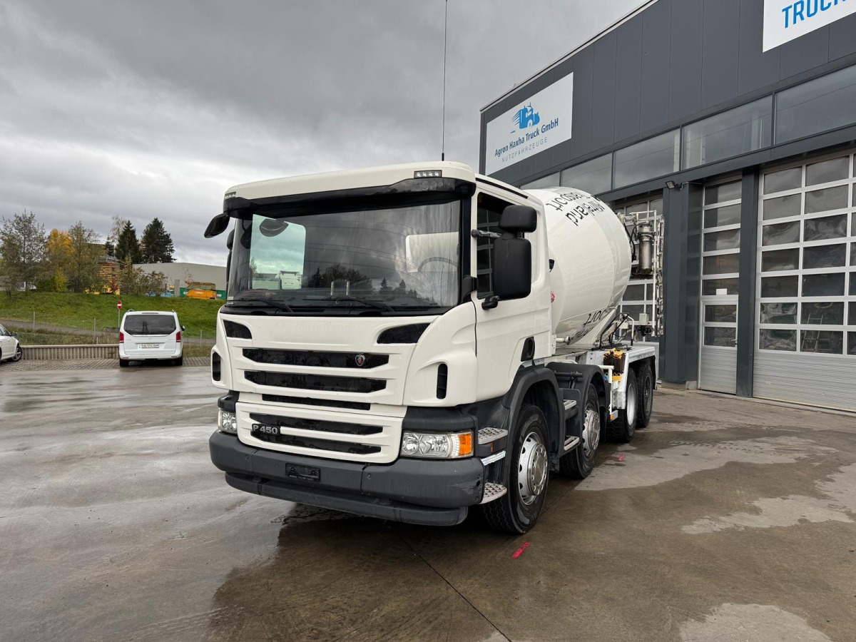 SCANIA P450 8x4 Stetter 9m3 - Concrete mixer truck: picture 1 SCANIA P450 8x4 Stetter 9m3 - Concrete mixer truck: picture 1