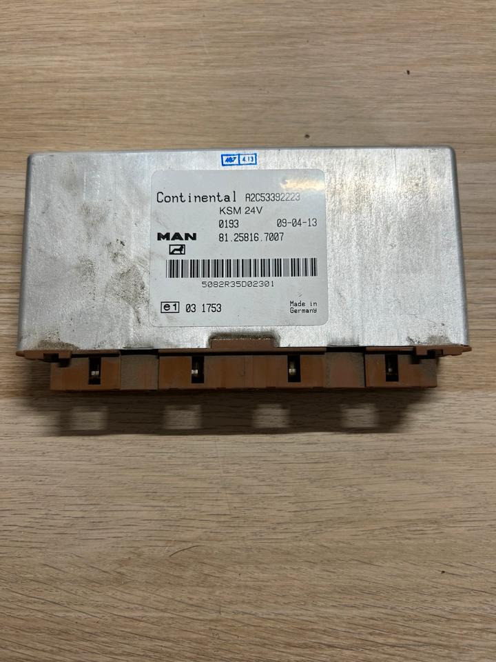 MAN KSM Continental Steuergerät 81.25816.7007 - ECU for Truck: picture 2 MAN KSM Continental Steuergerät 81.25816.7007 - ECU for Truck: picture 2