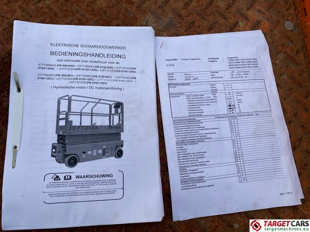 Lease a PB Lifttechnik S140-12EC Electric Scissor Work Lift 1380cm  PB Lifttechnik S140-12EC Electric Scissor Work Lift 1380cm: picture 18