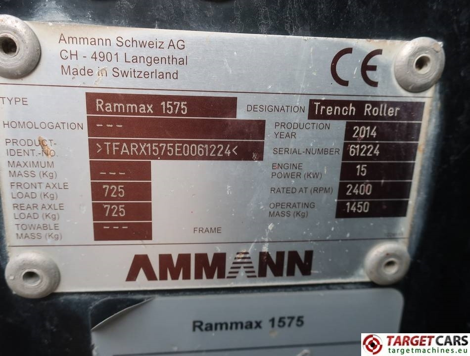 Road roller Rammax 1575 Trench Compactor Roller 85cm DEFECT: picture 11