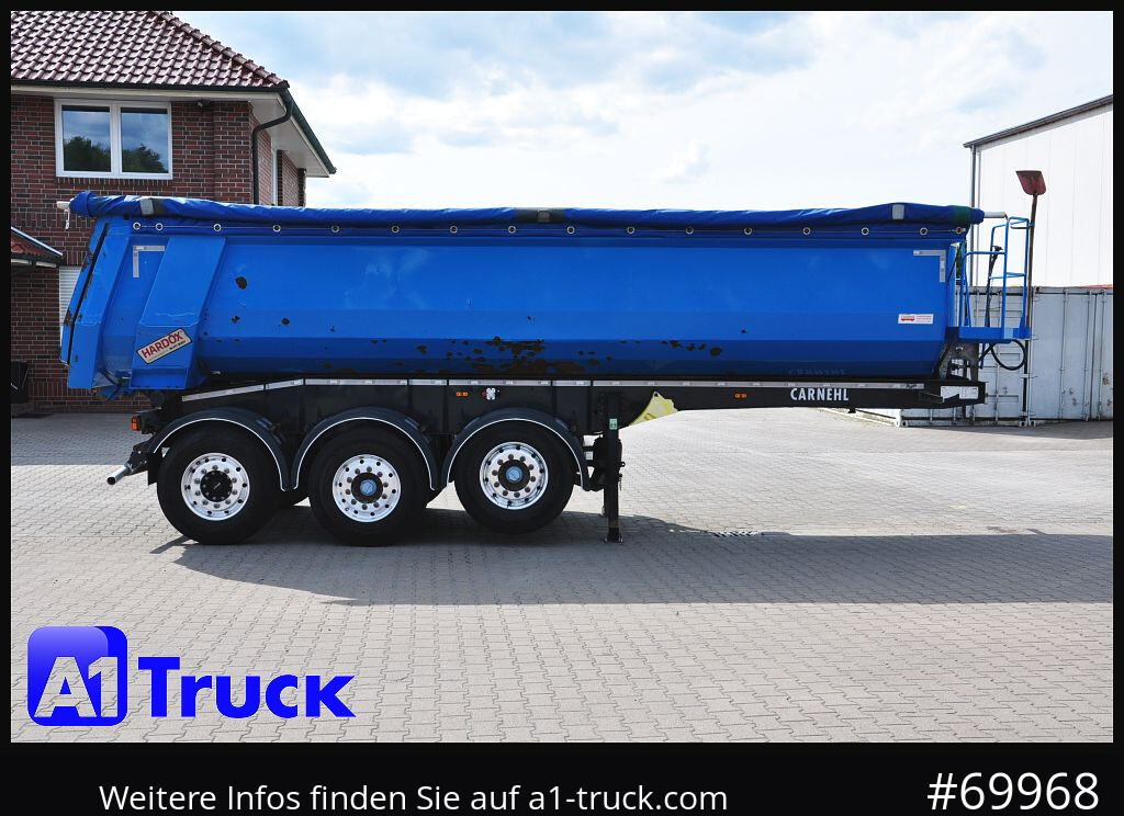 Tipper semi-trailer CARNEHL CHKS/HH, Stahl, Lift,  ca 24m³: picture 8