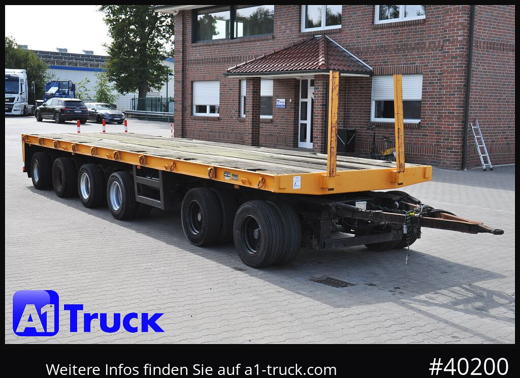 GOLDHOFER 6achs Plattform, Ballast, 60to., Schwerlast, - Low loader trailer: picture 1 GOLDHOFER 6achs Plattform, Ballast, 60to., Schwerlast, - Low loader trailer: picture 1