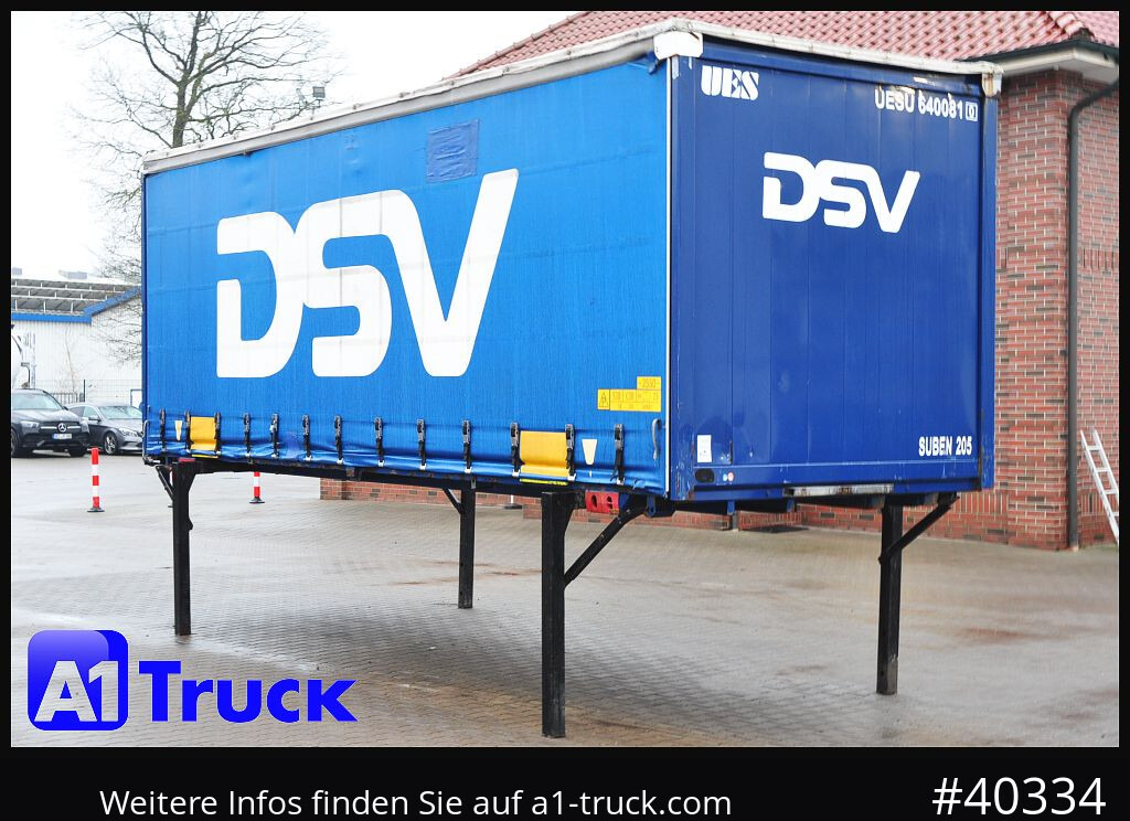 KRONE 7.45 BDF Wechselbrücke, Schiebeplane - Curtainside swap body: picture 1 KRONE 7.45 BDF Wechselbrücke, Schiebeplane - Curtainside swap body: picture 1