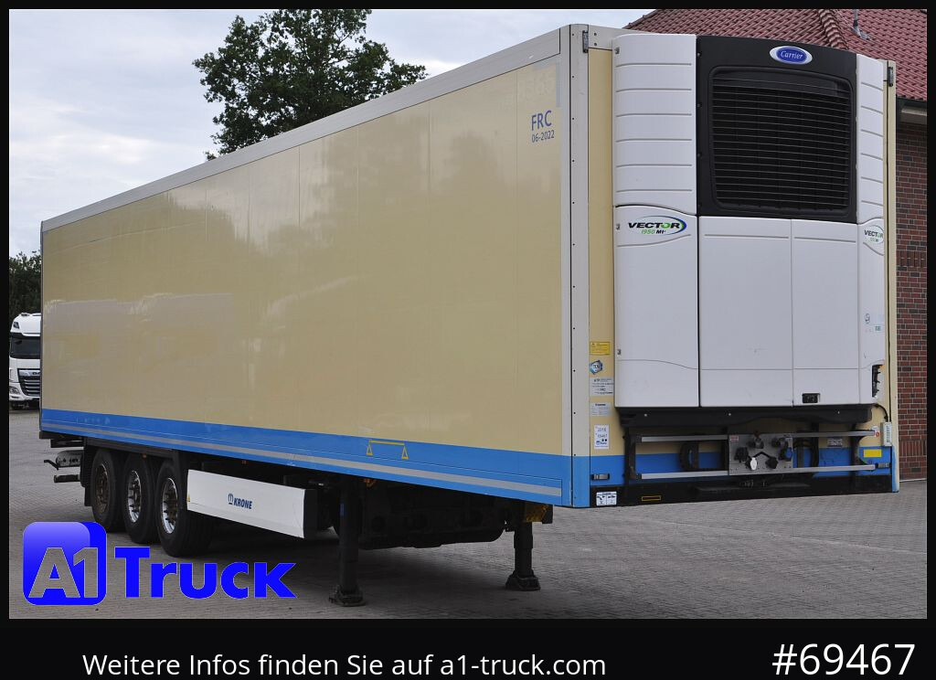 KRONE SDR 27 Carrier 1950 Mt. Bitemp, Doppelstock Lift, - Refrigerator semi-trailer: picture 1 KRONE SDR 27 Carrier 1950 Mt. Bitemp, Doppelstock Lift, - Refrigerator semi-trailer: picture 1
