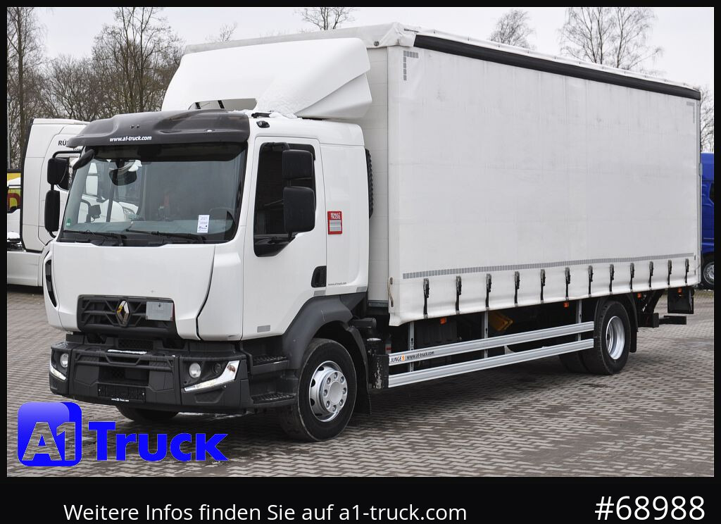 Curtainsider truck RENAULT D16- 280 Klima, LBW AHK, ACC, E6: picture 10