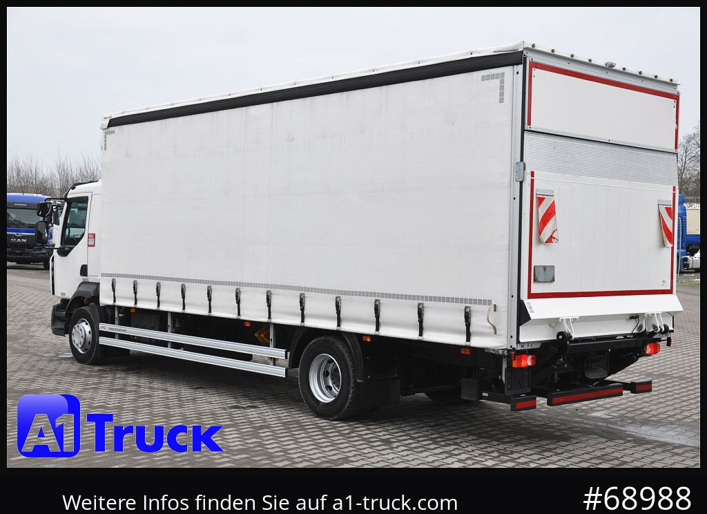 Curtainsider truck RENAULT D16- 280 Klima, LBW AHK, ACC, E6: picture 9