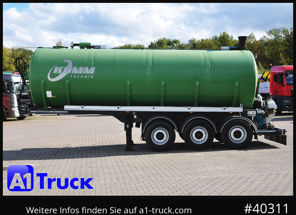 Tank semi-trailer SCHWARTE JANSKY Kumm TA 30/3, 30m³, Gülle, Gärreste, Lenkachse: picture 12