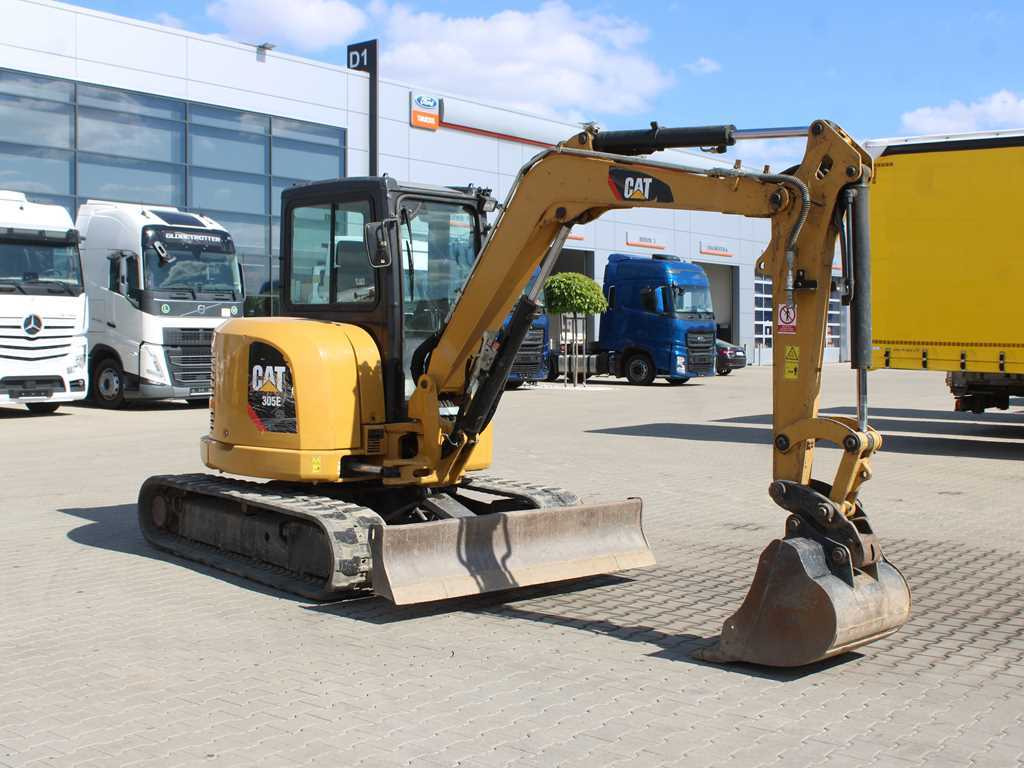 Caterpillar CAT 305 E2, HYDRAULIC CIRCUITS, 3 X BUCKETS, QUICK COUPLER - Mini excavator: picture 3 Caterpillar CAT 305 E2, HYDRAULIC CIRCUITS, 3 X BUCKETS, QUICK COUPLER - Mini excavator: picture 3