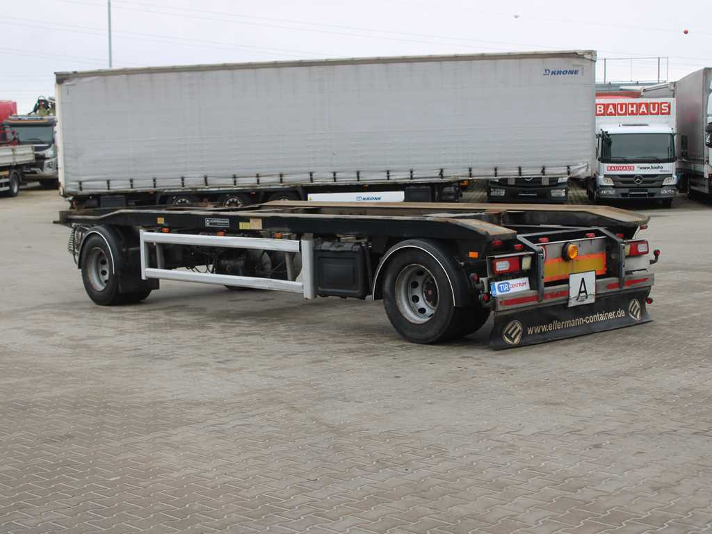 Hüffermann HAR 18.70, SAF AXLES, TIRES 80% - Roll-off/ Skip trailer: picture 5 Hüffermann HAR 18.70, SAF AXLES, TIRES 80% - Roll-off/ Skip trailer: picture 5