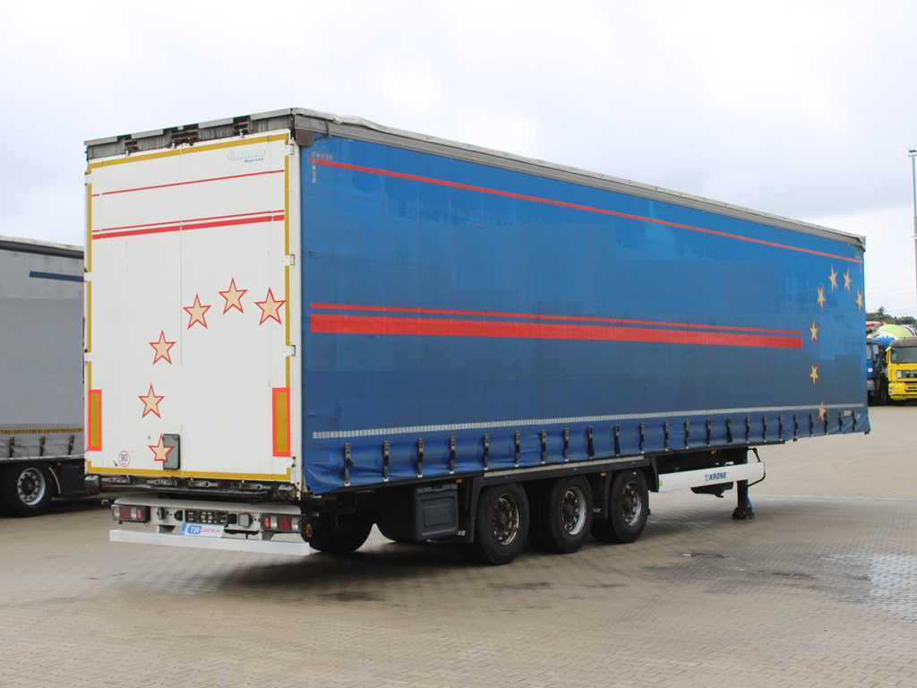 Krone MEGA LINER, LOWDECK, LIFTING AXLE, MULTILOCK - Curtainsider semi-trailer: picture 4 Krone MEGA LINER, LOWDECK, LIFTING AXLE, MULTILOCK - Curtainsider semi-trailer: picture 4