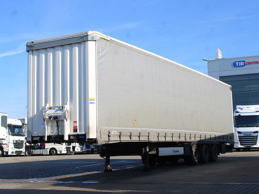 Krone SD, LOWDECK, LIFTING AXLE, MULTILOCK, LIFTING ROOF - Curtainsider semi-trailer: picture 1 Krone SD, LOWDECK, LIFTING AXLE, MULTILOCK, LIFTING ROOF - Curtainsider semi-trailer: picture 1