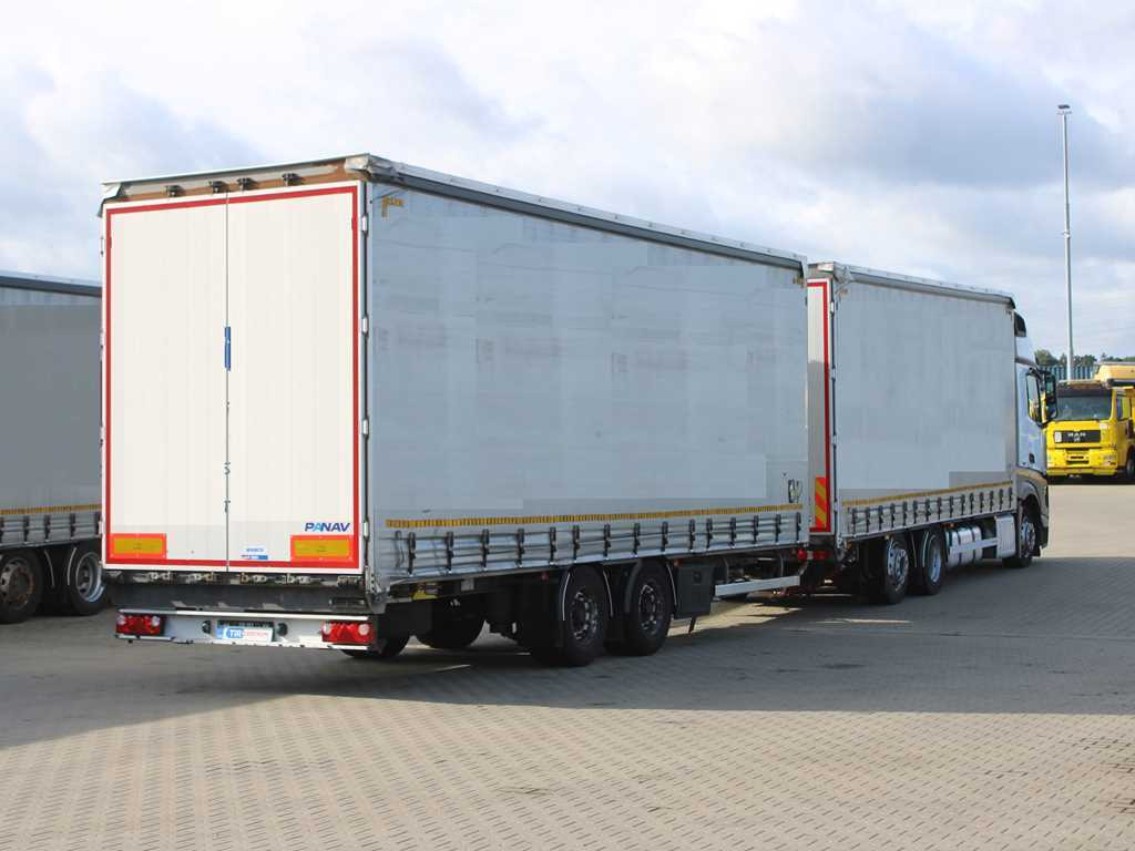 Mercedes-Benz Actros 2542, 6X2, LIFTING AXLE + PANAV TVK18M - Curtainsider truck: picture 4 Mercedes-Benz Actros 2542, 6X2, LIFTING AXLE + PANAV TVK18M - Curtainsider truck: picture 4