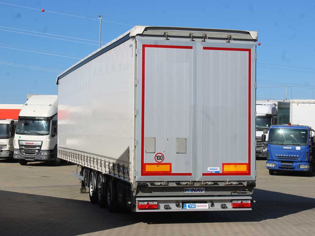 Panav NVK5BM, LOWDECK, MULTILOCK, LIFTING AXLE, LIFT ROOF - Curtainsider semi-trailer: picture 5 Panav NVK5BM, LOWDECK, MULTILOCK, LIFTING AXLE, LIFT ROOF - Curtainsider semi-trailer: picture 5