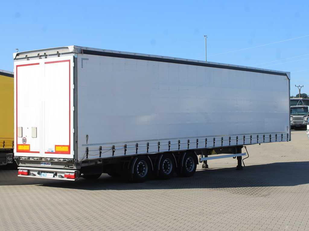 Panav NVK5BM, LOWDECK, MULTILOCK, LIFTING AXLE, LIFT ROOF - Curtainsider semi-trailer: picture 4 Panav NVK5BM, LOWDECK, MULTILOCK, LIFTING AXLE, LIFT ROOF - Curtainsider semi-trailer: picture 4