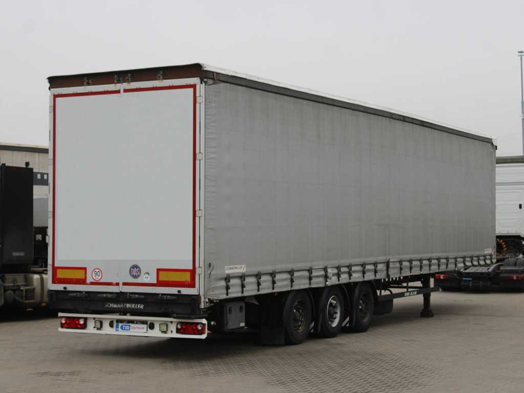 Schwarzmüller SPA 3/E, MULTILOCK, LOWDECK, LIFTING AXLE, LIFTING ROOF - Curtainsider semi-trailer: picture 4 Schwarzmüller SPA 3/E, MULTILOCK, LOWDECK, LIFTING AXLE, LIFTING ROOF - Curtainsider semi-trailer: picture 4