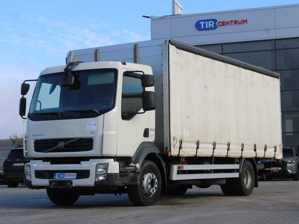 Volvo FL 240, EURO 5, HYDRAULIC FRONT, TIRES 80% - Curtainsider truck: picture 1 Volvo FL 240, EURO 5, HYDRAULIC FRONT, TIRES 80% - Curtainsider truck: picture 1