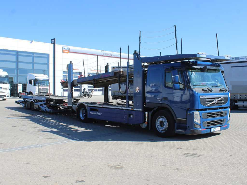 Volvo FM 460, EURO 5 EEV, VEB +, + KÄSSBOHRER APT 012 VAK ( 2000 ) - Autotransporter truck: picture 3 Volvo FM 460, EURO 5 EEV, VEB +, + KÄSSBOHRER APT 012 VAK ( 2000 ) - Autotransporter truck: picture 3