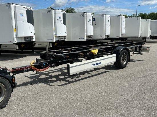 Krone 1-Achs Lafette BPW-Achse, Heckabstützung - Container transporter/ Swap body trailer: picture 1 Krone 1-Achs Lafette BPW-Achse, Heckabstützung - Container transporter/ Swap body trailer: picture 1